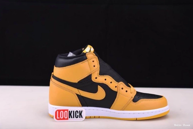 Bmlin Air Jordan 555088-701 Pollen 1 High OG Retro 0627